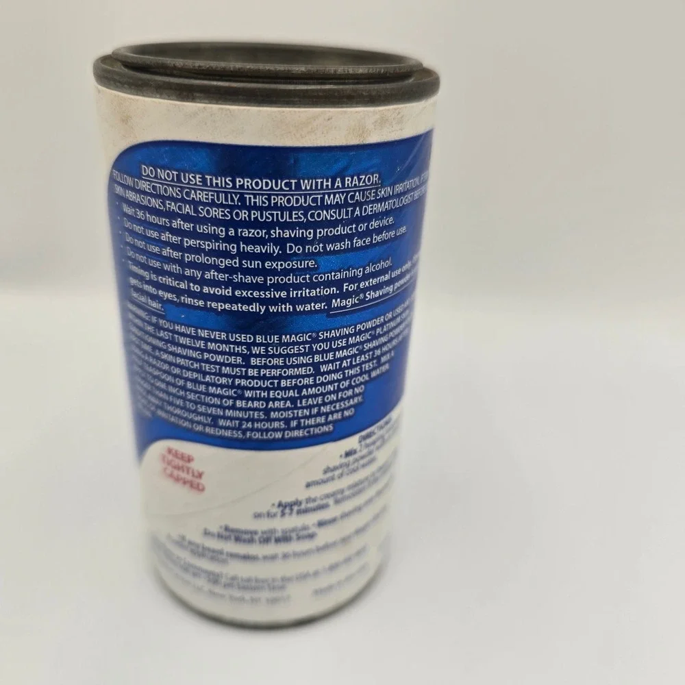 SoftSheen Carson Magic Regular Strength Shaving Powder Blue 5oz
